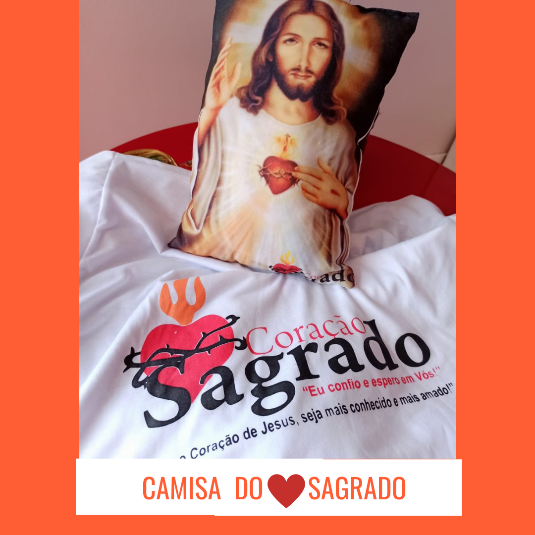 Camisa BRANCA do Coração Sagrado